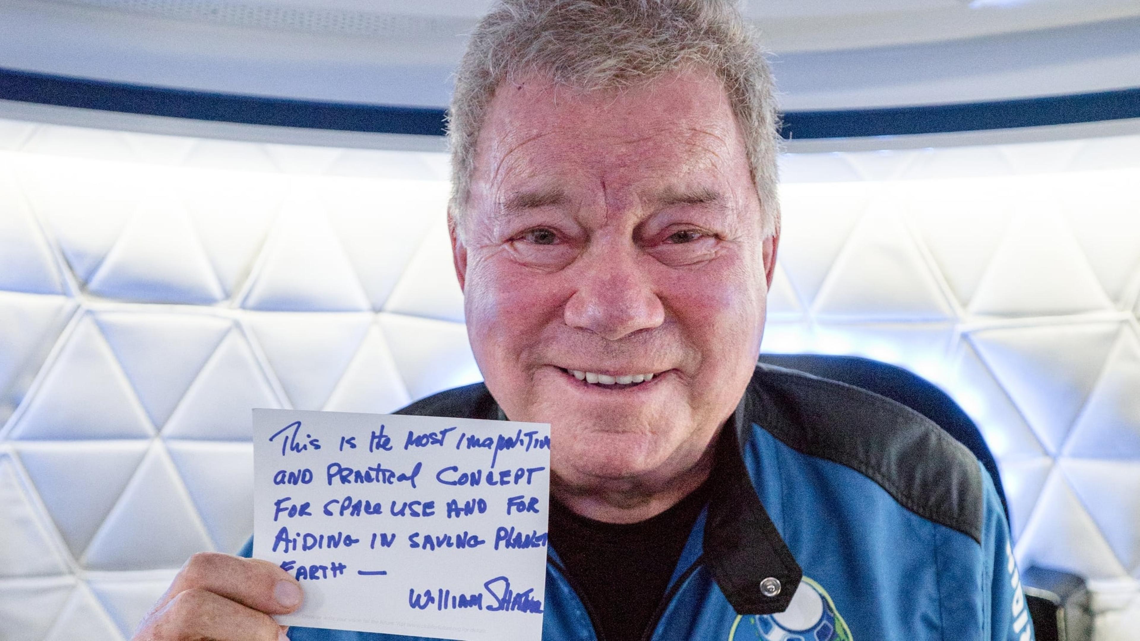 Shatner dans l'espace