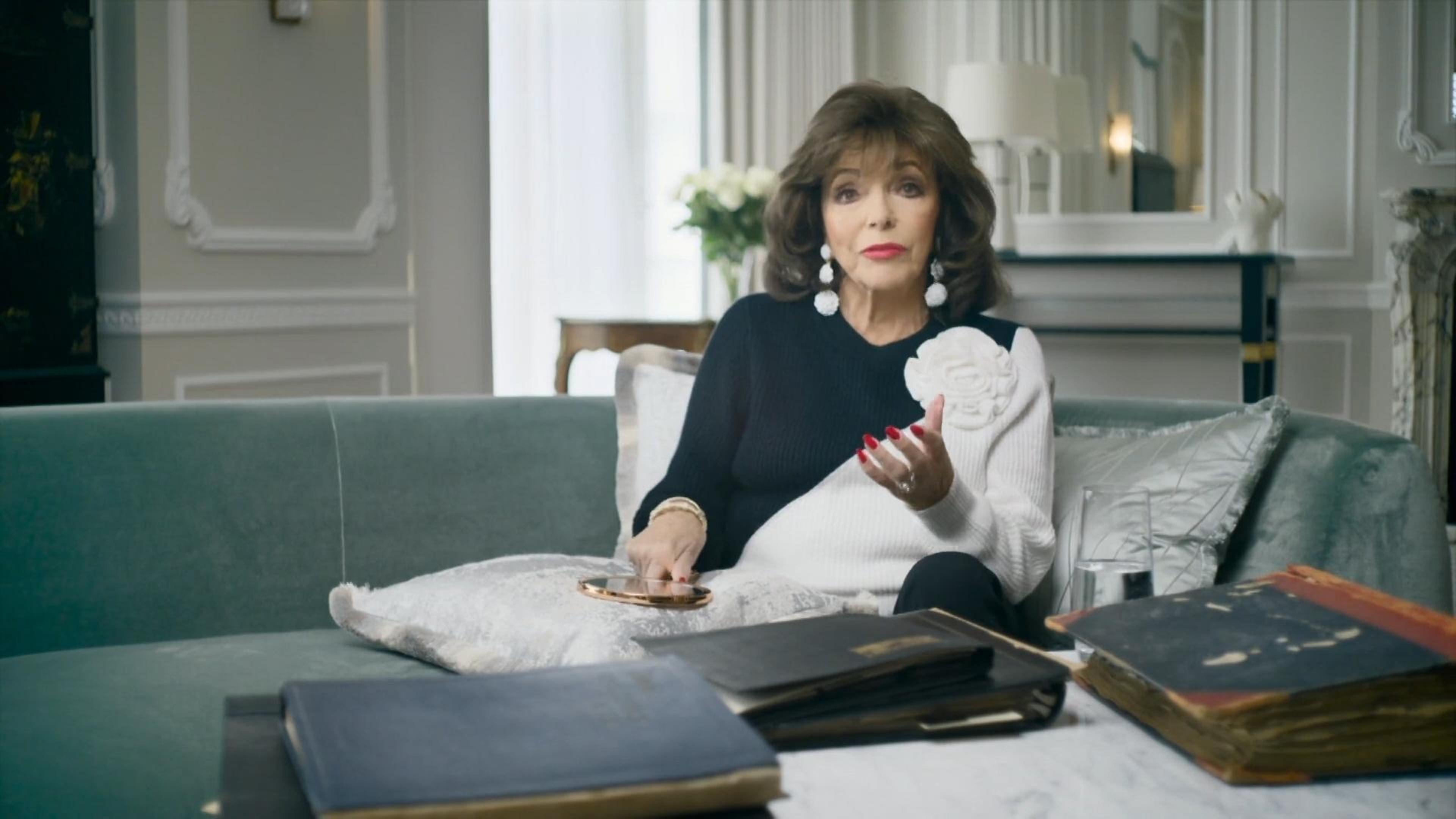 Dame Joan Collins : Une actrice glamour mais sans fard