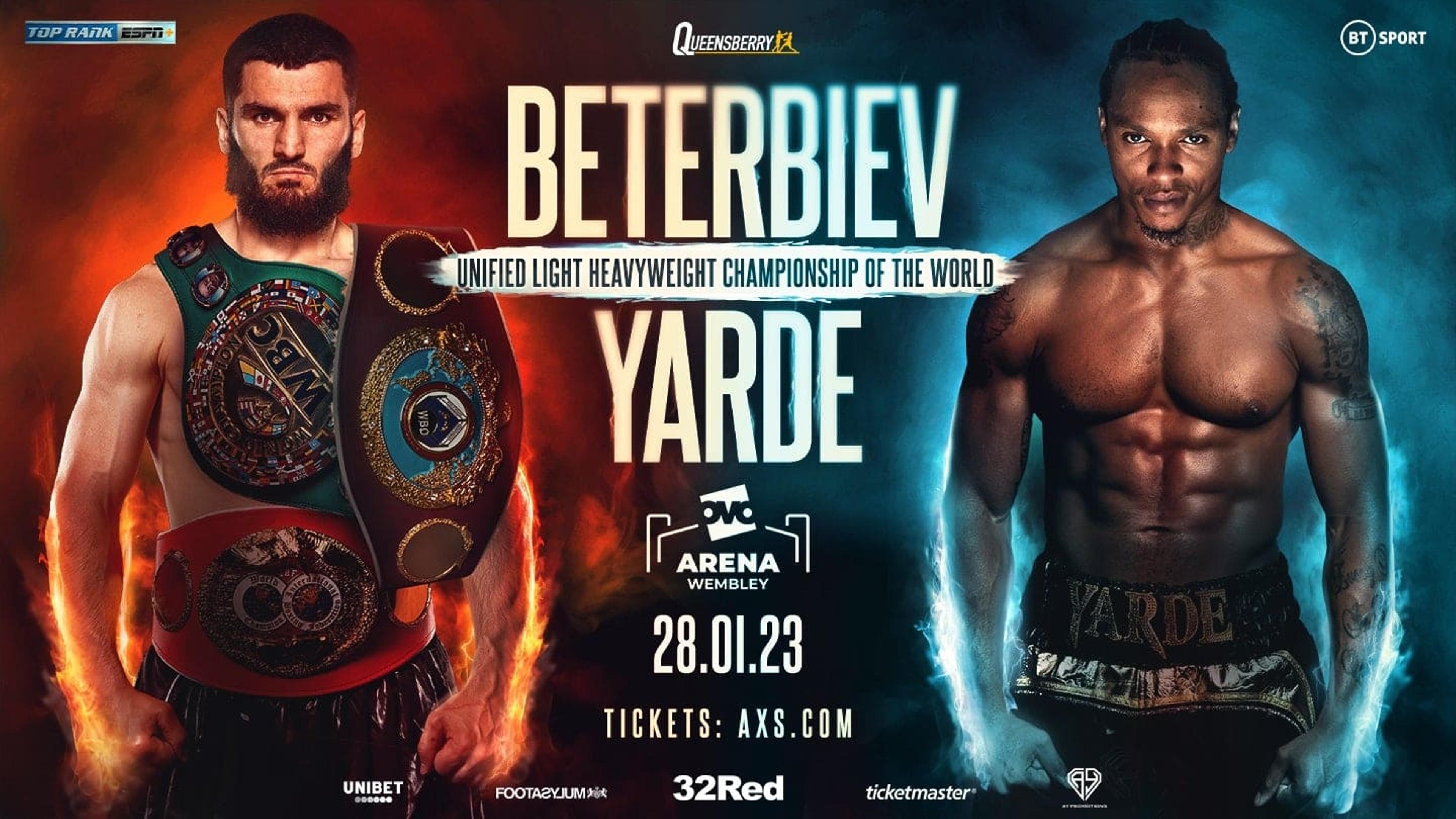 Artur Beterbiev vs. Anthony Yarde