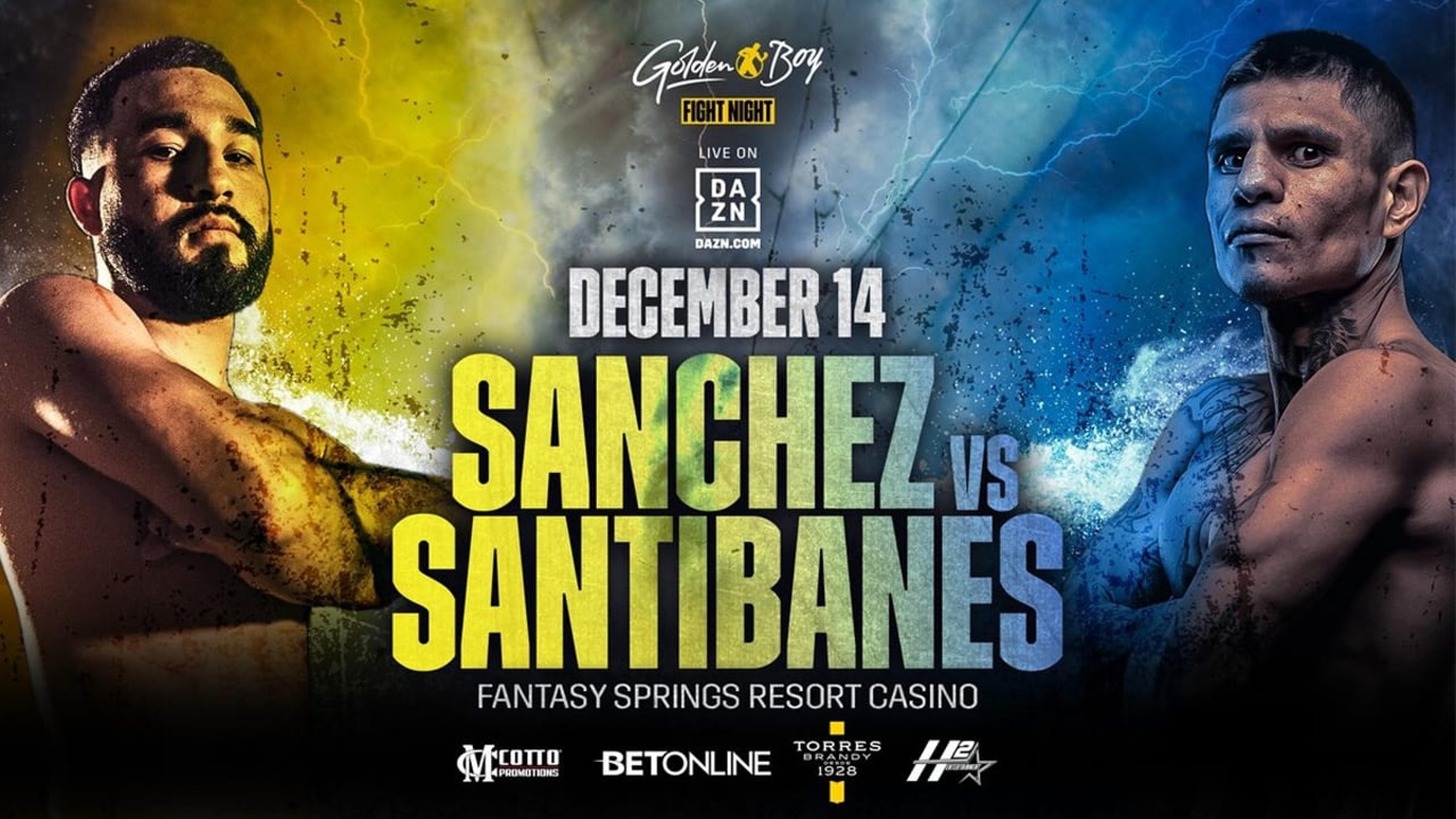 Jose Sanchez vs. Walter Santibanes