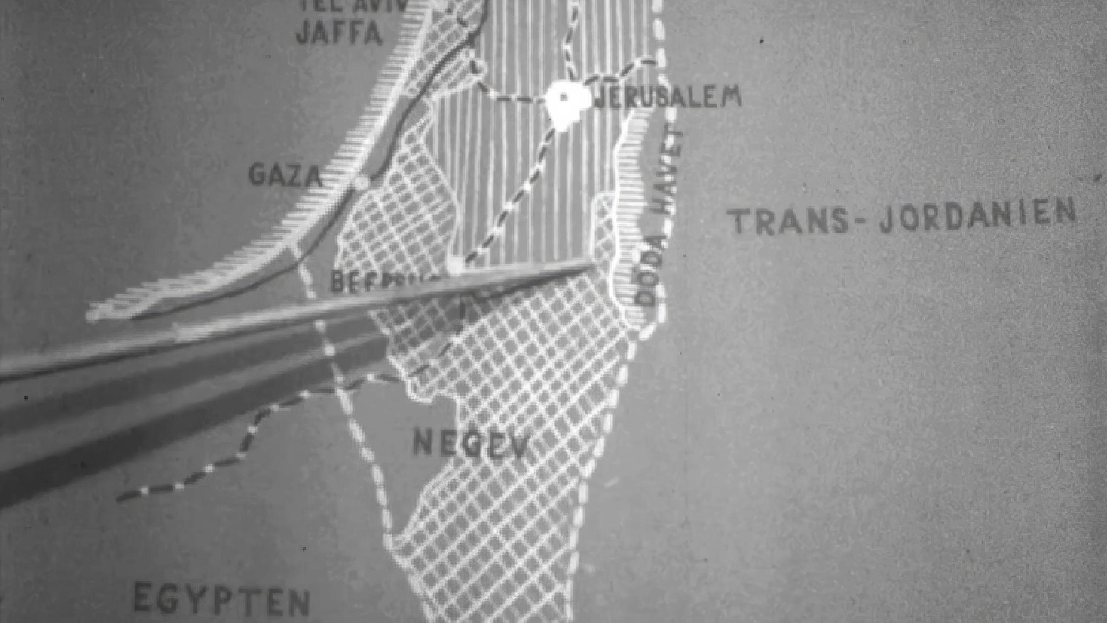 Israel Palestina på svensk TV 1958–1989