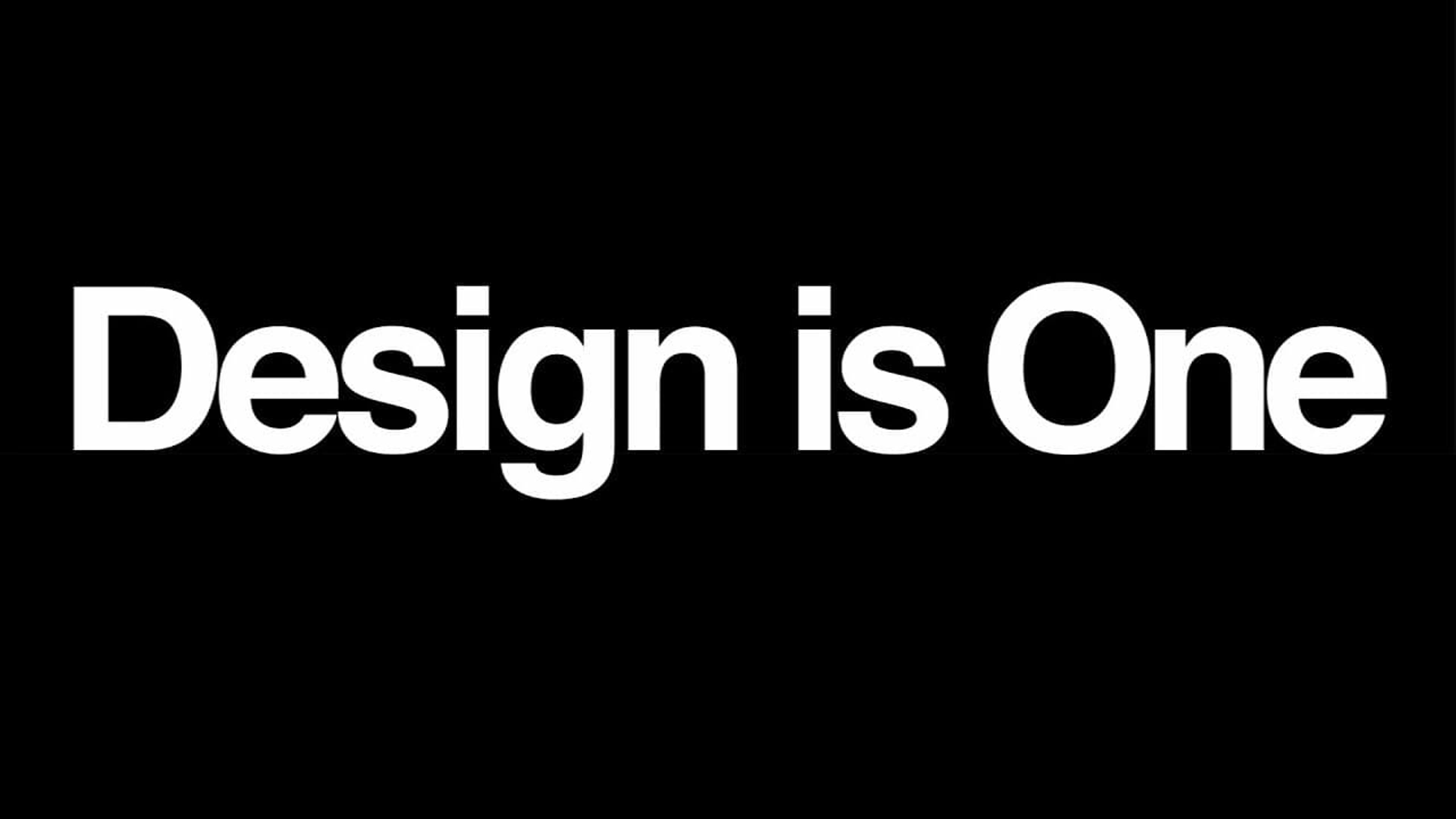 Design Is One : The Vignellis