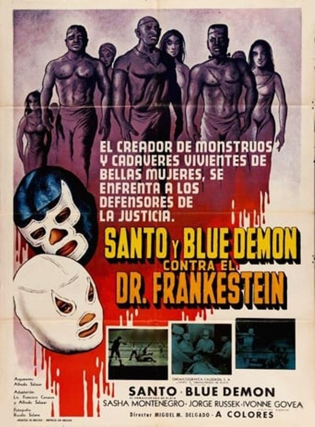 Santo y Blue Demon contra el doctor Frankenstein