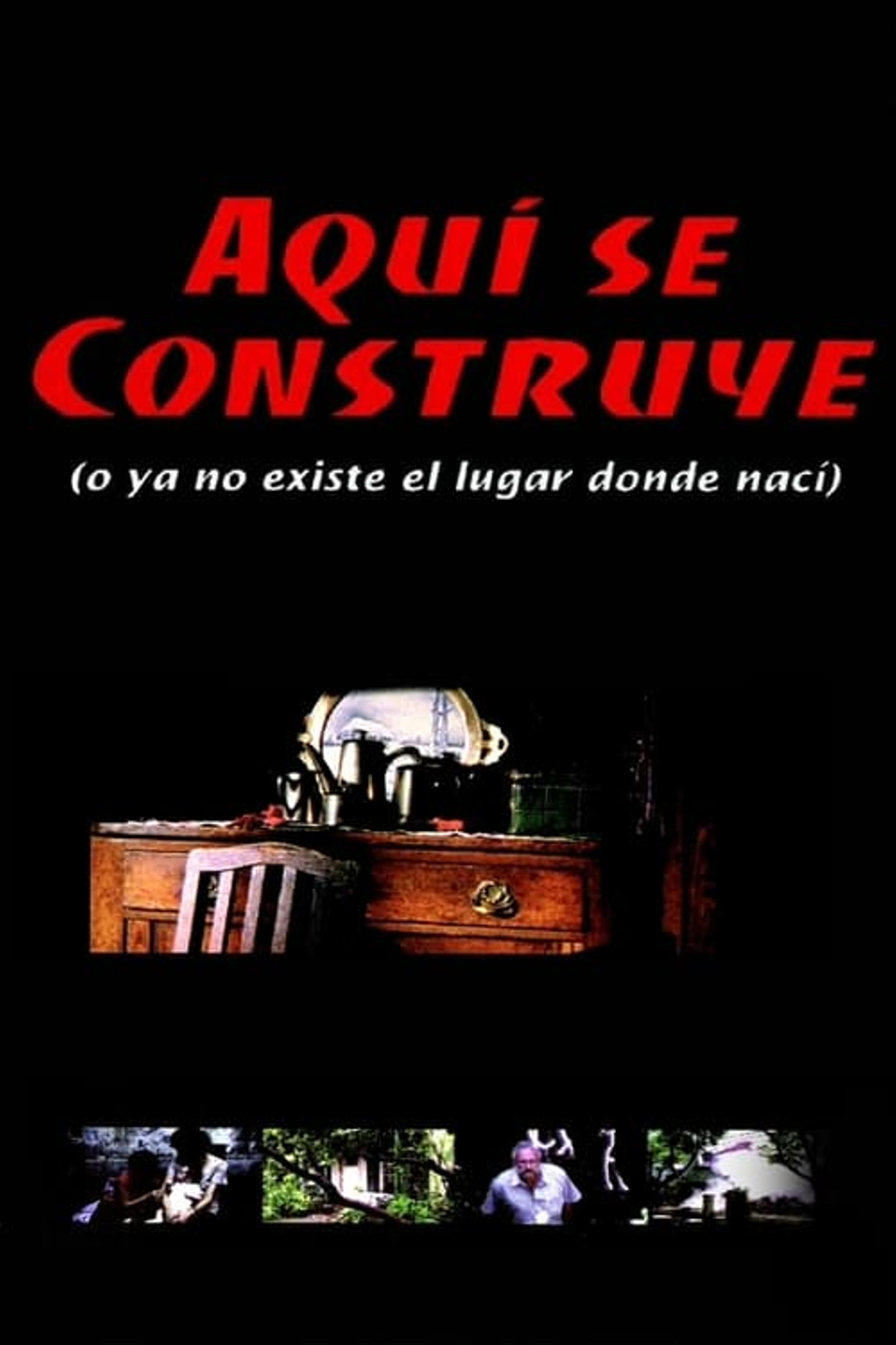 Aquí se construye (o Ya no existe el lugar donde nací)