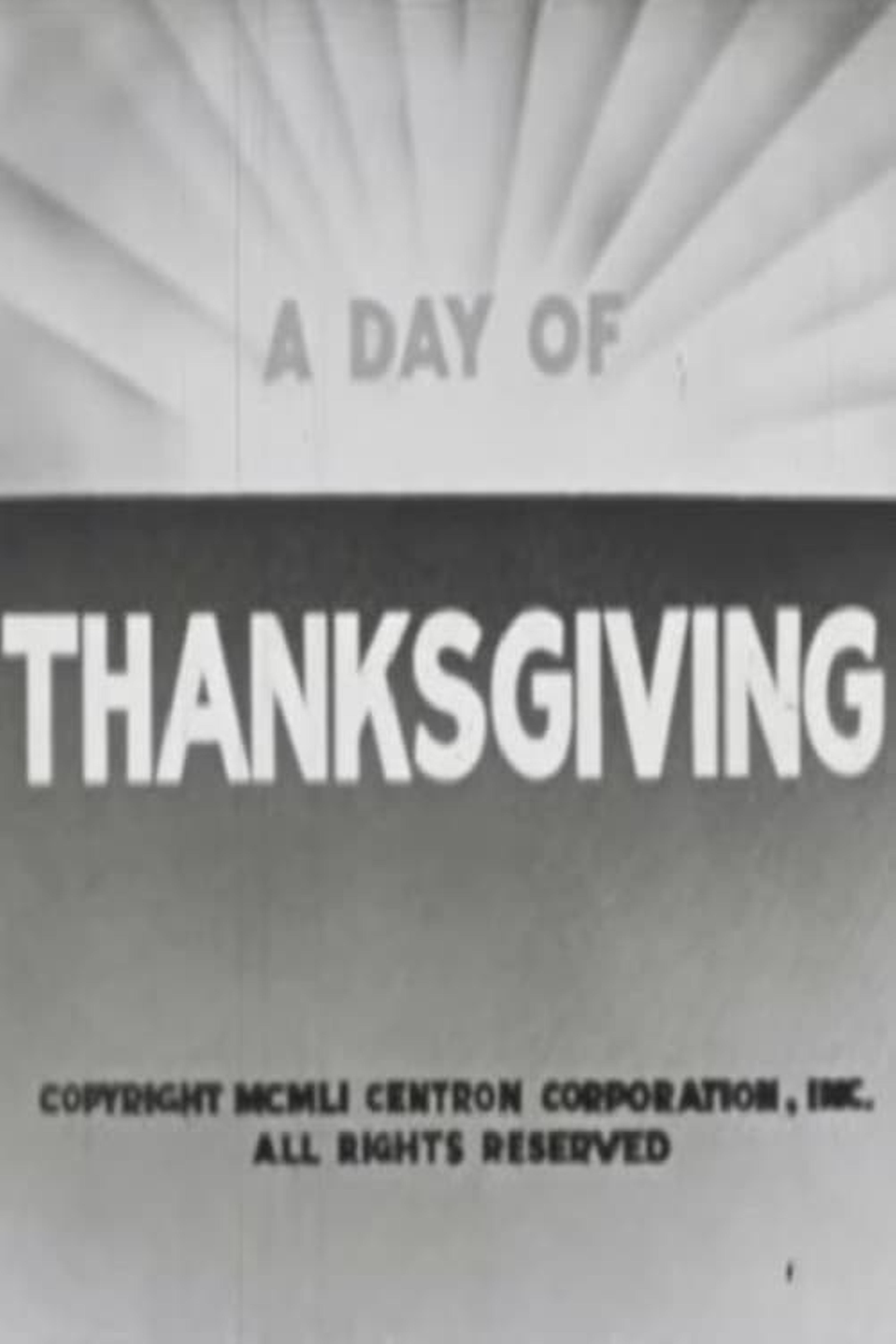 A Day Of Thanksgiving