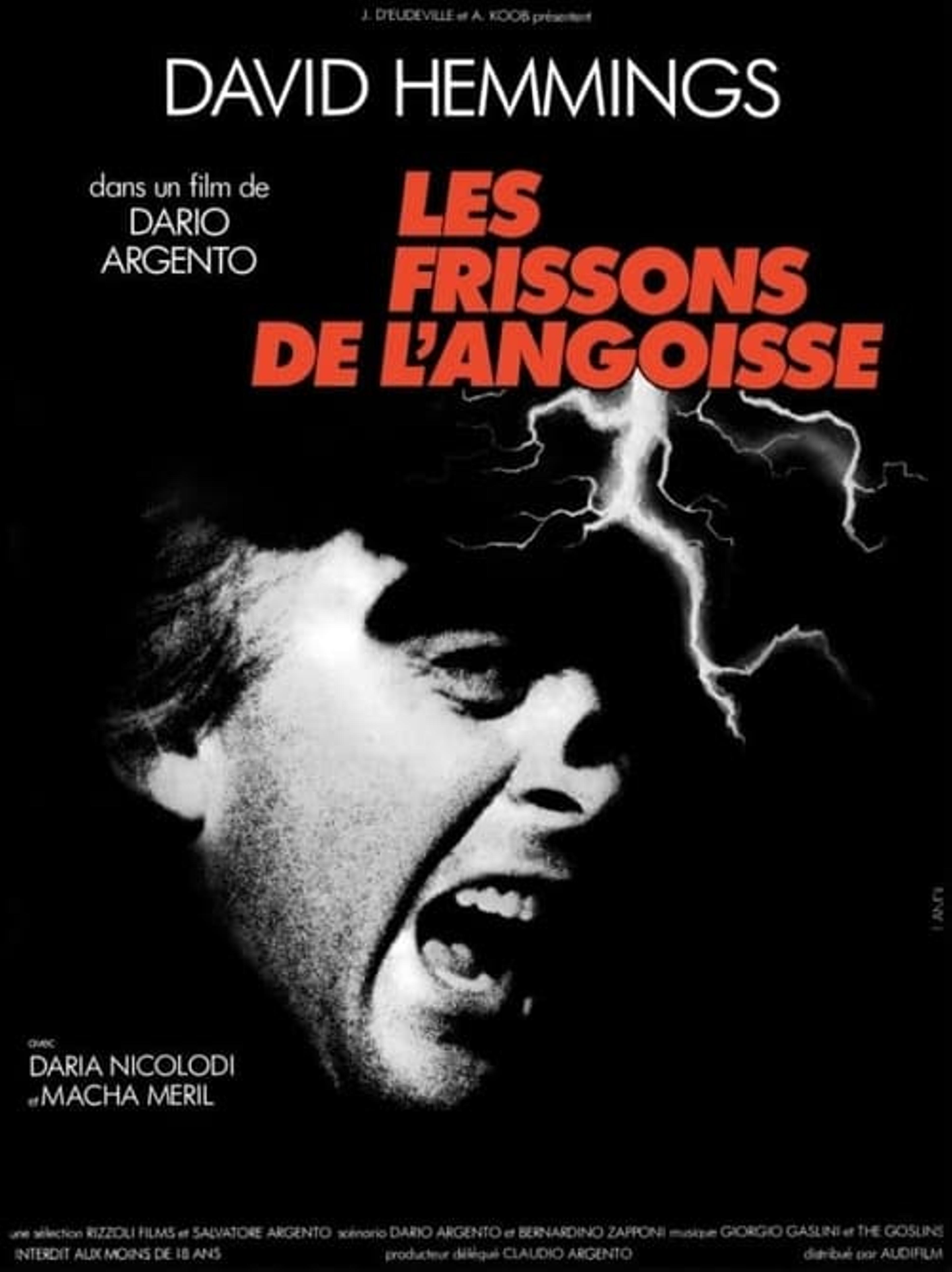 Les Frissons de l'angoisse