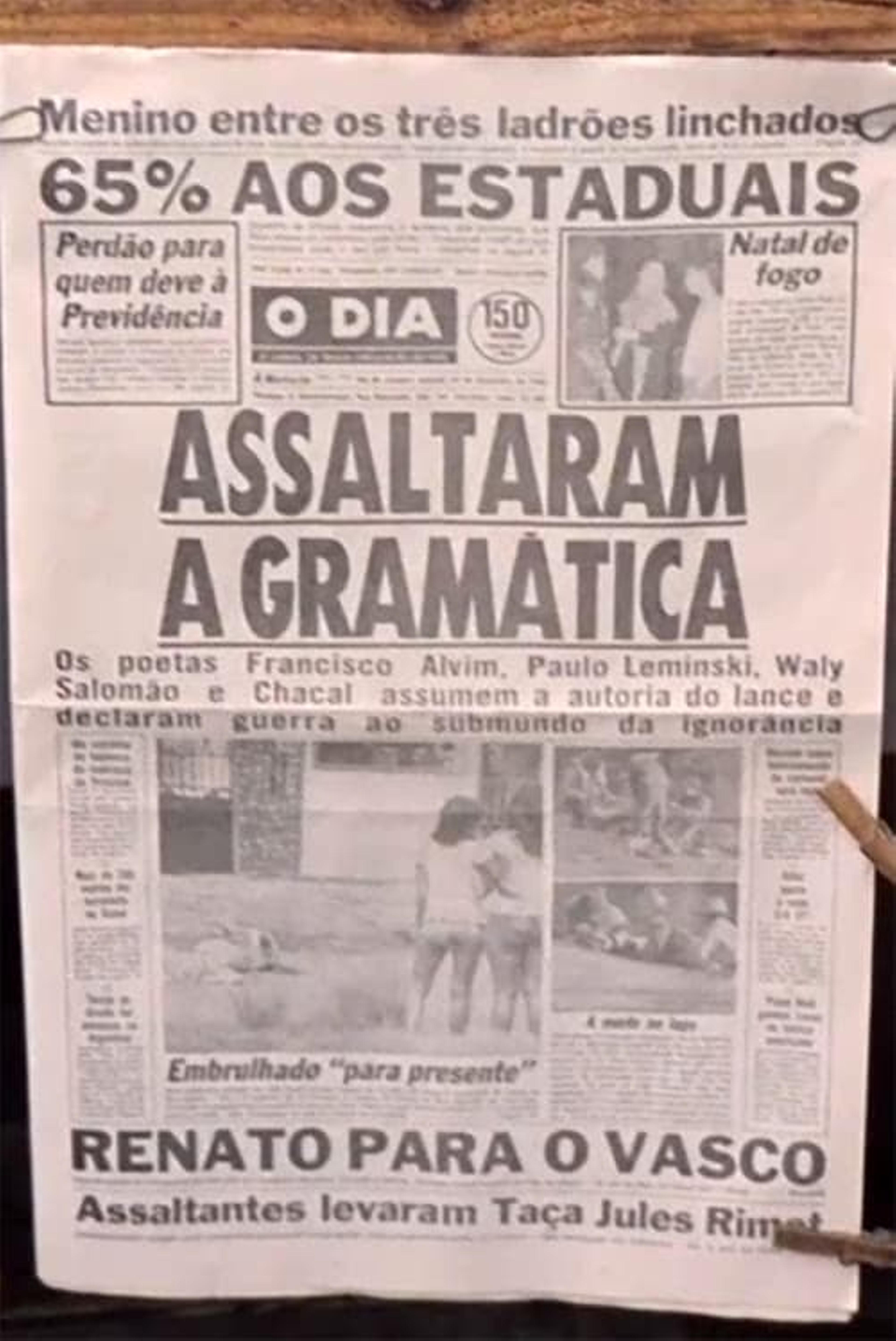 Assaltaram a Gramática