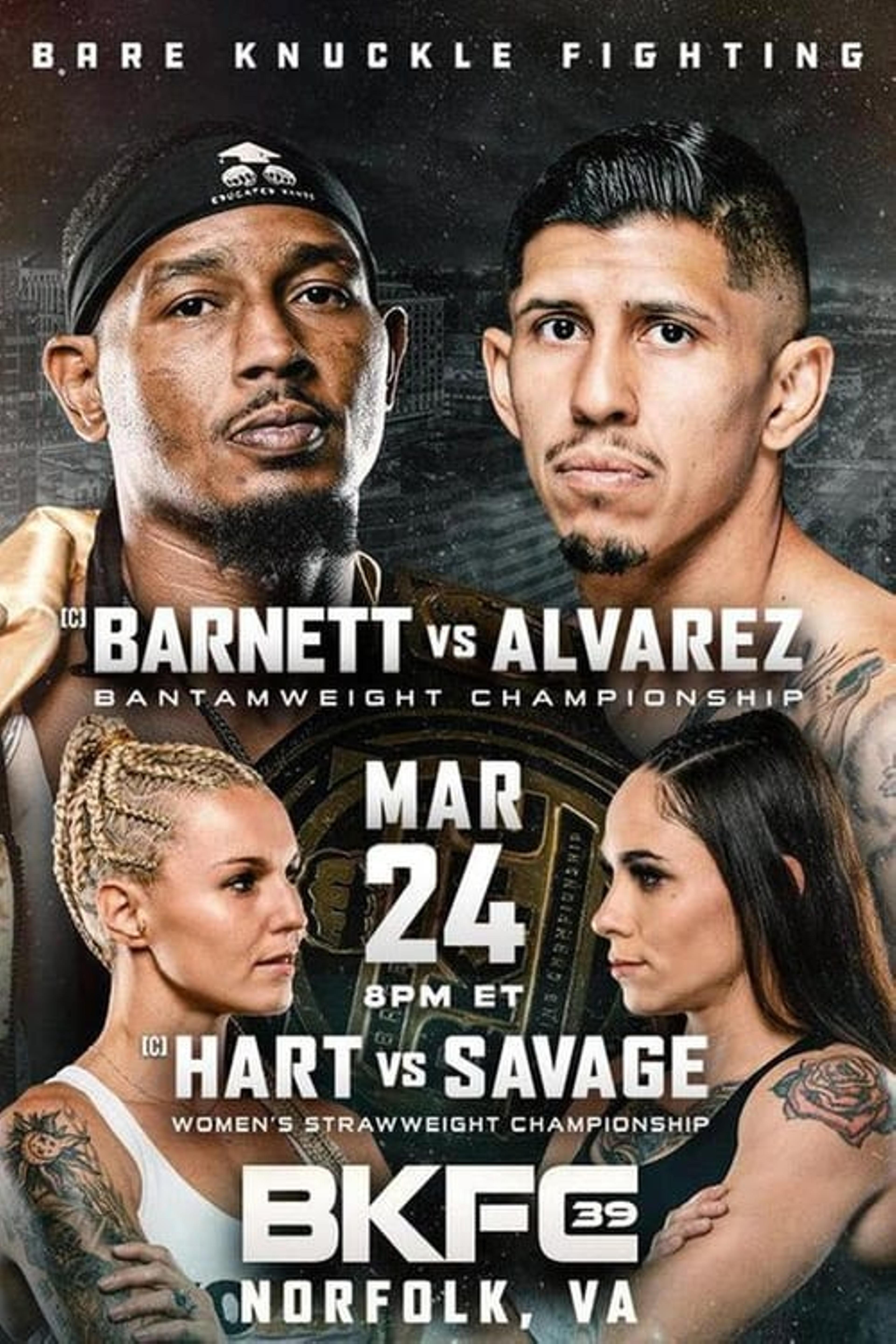 BKFC 39: Barnett vs. Alvarez